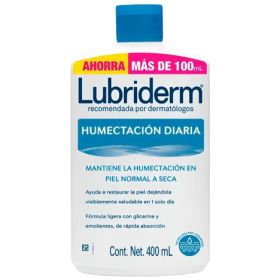 Lubriderm Crema Corporal Piel Normal Extra Humectante 400ml