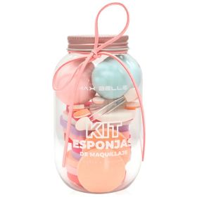 Kit esponjas de maquillaje suave y delicado max belle