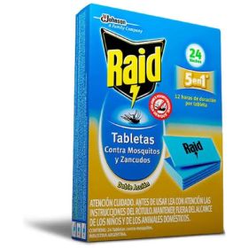 Raid Contra Mosquitos Y Zancudos 24 Noches Tabletas
