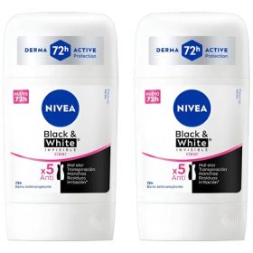 Nivea Black Clear Barra Antitranspirante 50ml X2