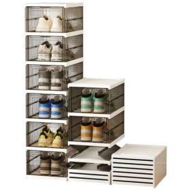 Zapatero Organizador Plegable Transparente Con 6 Niveles Para 6 Pares Diseño 1