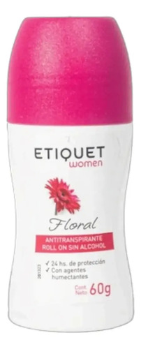 D_642570-Mlc101086514764_122025-O.jpg Etiquet Women Floral Antitranspirante Roll On 60G - Imagen 1