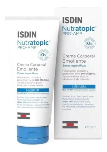 D_642638-Mlc112589109690_062026-O.jpg Isdin Nutratopic Crema Corporal Emoliente 200 Ml - Imagen 1