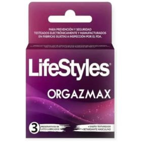PRESERVATIVOS ORGAZMAX LIFESTYLES 3UN