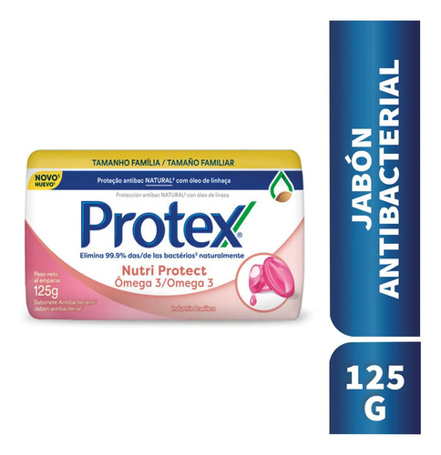 D_643001-Mlc45465584973_042021-O.jpg Protex Jabón Barra Antibacterial Omega 3 / 125Gr - Imagen 1