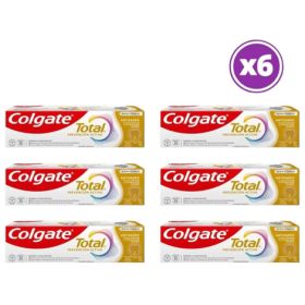 Pack 06 Colgate Pasta De Diente Total Antisarro 90 G