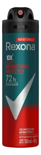 D_644046-Mlc112589076044_062026-O.webp Rexona Spray Antitraspirante Antibacterial Preteccion 150Ml - Imagen 1