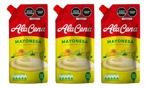 D_644529-Mlc112020656052_062026-O.jpg Pack 03 Mayonesa Alacena 400Gr - Imagen 1