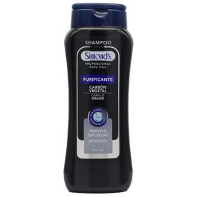 Shampoo Purificante Carbón Vegetal-simonds 410ml