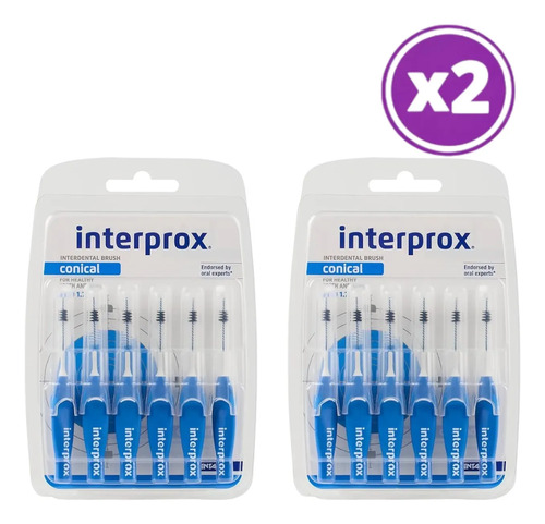 D_645493-Mlc106186922275_012026-O.jpg Cepillos Interdentales Interprox Conical 1.3 X12U - Imagen 1