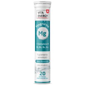 Vita Energy Magnesio + Complejo B 20 Tabletas Efervescentes Sin Sabor