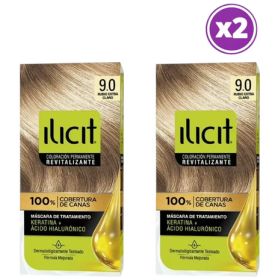Pack 02 Elicit Tinte Color Rubio Extra Claro 9.0 45g Rubio Extraclaro