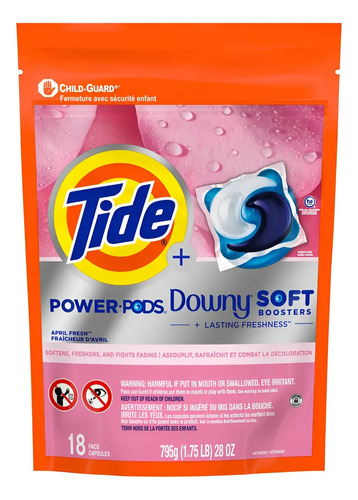 D_650983-Mlc113768457679_062026-O.jpg Tide Pods Doypack Con Downy 18 Caps Xl - Imagen 1