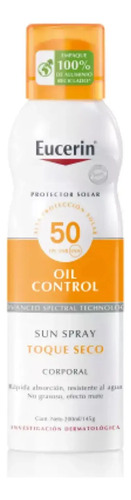 D_653966-Mlc82885440996_032025-O.jpg Eucerin Oil Control Sun Spray Toque Seco 200 Ml - Imagen 1