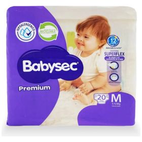 Babysec Pañales Desechables Flexi Protect Talla M / 20 Un
