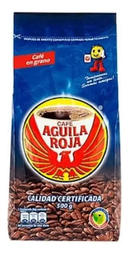 D_655299-Mlc84921087479_052025-O.jpg Aguila Roja Cafe Tostado En Grano 500 G (Latino - Colombia) - Imagen 1