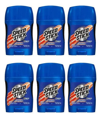 D_659299-Mlc112589103476_062026-O.jpg Pack Speed Stick Xtreme Ultra Antitranspirante En Barra 50G X6 - Imagen 1