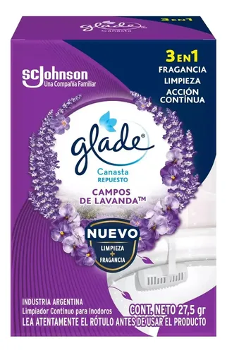 D_660051-Mlc113767936301_062026-O.webp Glade Canasta Repuesto 3 En 1 Campos De Lavanda 27,5Gr - Imagen 1