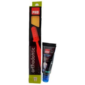 Cepillo Dental Orthodontic + Mini Pasta 15ml Total Care Phb
