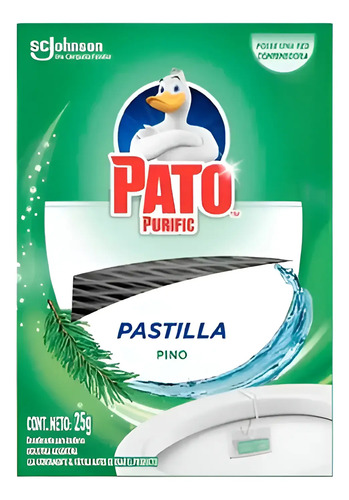 D_662993-Mlc89974850451_082025-O.jpg Pato Purific Pastilla Pino 25 G - Imagen 1