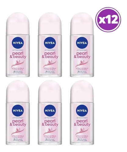 D_663135-Mlc112589459342_062026-O.webp Pack 12 Nivea Antitranspirante Pearl &Amp;Amp; Beauty Roll On 50Ml Otro - Imagen 1