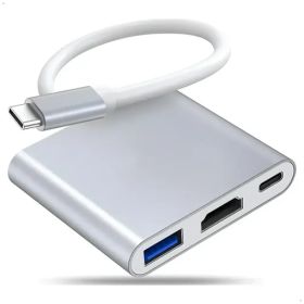 ADAPTADOR USB C A HDMI - 4K - USB CARGA