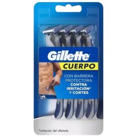 Gilltte Cuerpo Maquinas De Afeitar 4 Unidades