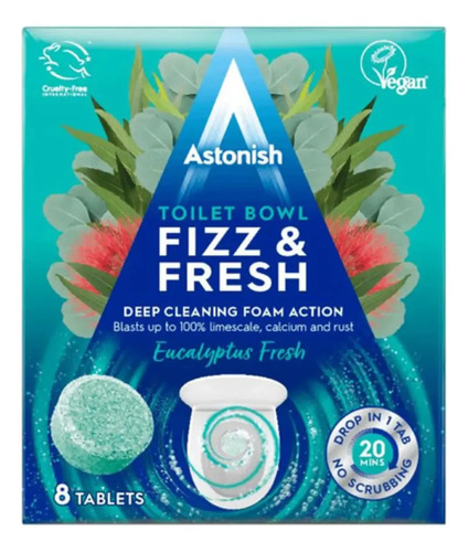 D_664846-Mlc113767670657_062026-O.jpg Tabletas Efervescentes Eucalipto Fresco Astonish 8 Un - Imagen 1