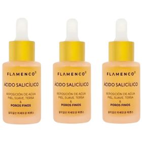 Pack 3 Flamenco Serum Acido Salicilico Poros Finos 30 Ml