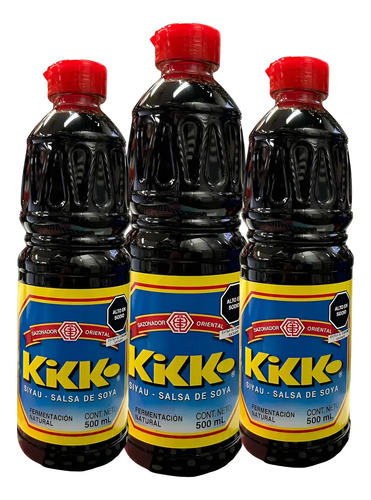 D_666247-Mlc89882655457_082025-O.jpg Pack 03 Salsas De Soya Kikko 500Ml - Imagen 1