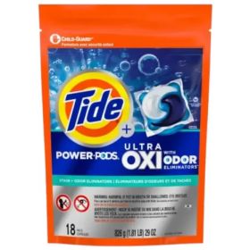 TIDE POWER PODS ULTRA OXI DETERGENTE 18UN