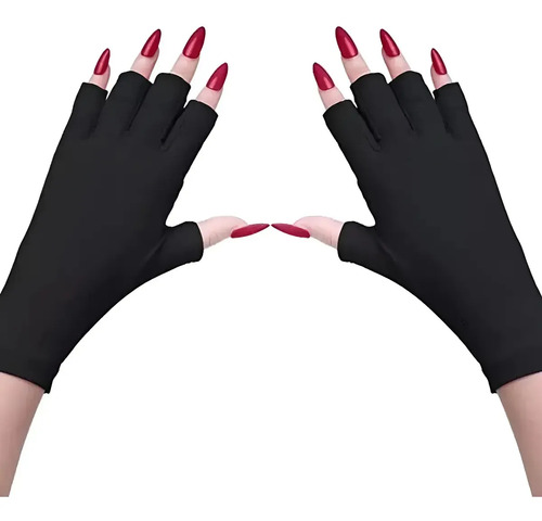 D_670716-Mlc112589400558_062026-O.jpg Guantes Proteccion Uv Negros Pack 10 Un - Imagen 1