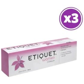 Pack 03 Etiquet Desodorante Crema Women Classic 30g