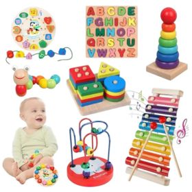 SET DE JUGUETES ESTIMULACION TEMPRANA PANA NIÑOS 7 UDS