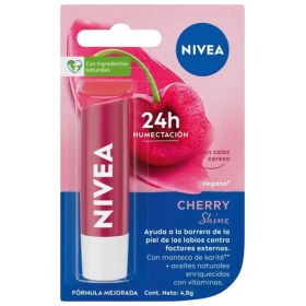 Nivea Protector Labial Cherry Shine Bálsamo Humectante