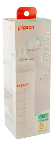D_674711-Mlc113767461295_062026-O.jpg Biberón Softouch Pigeon Pp 330 Ml Color Blanco - Imagen 1