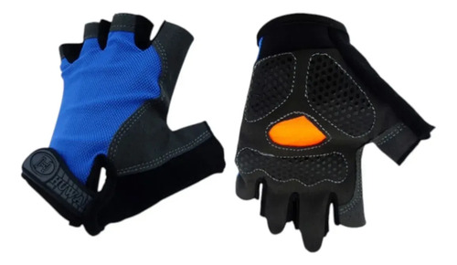 D_677186-Mlc113767934953_062026-O.jpg Guantes Deprtivo Sin Dedos Multi Usos Talla L Azul - Imagen 1