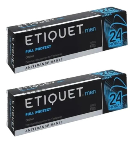 D_677589-Mlc103997375389_012026-O.jpg Pack Antitranspirante En Crema Etiquet Men Full Protect X2 - Imagen 1