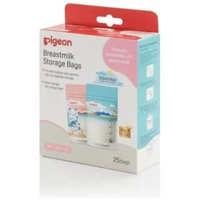 Bolsas Para Almacenar Leche Materna 120 Ml/ Pigeon - 25uds