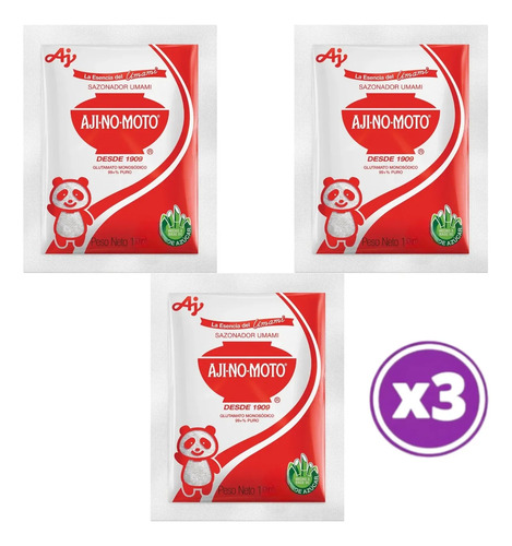 D_679067-Mlc107763952368_032026-O.jpg Pack 03 Sazonador Umami Ajinomoto 1Kg - Imagen 1