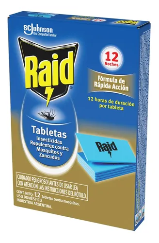 D_681653-Mlc49192630232_022022-O.webp Raid Eléctrico Tabletas Mosquitos Y Zancudos Recarga 12Un - Imagen 1