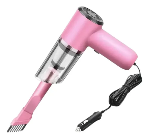 D_683794-Mlc112589287548_062026-O.webp Mini Aspiradora De Auto Y Hogar Color Rosa 12V - Imagen 1