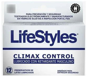 D_685814-Mla73046161453_112023-O.jpg Preservativos Lubricados Climax Control 12U Lifestyles - Imagen 1