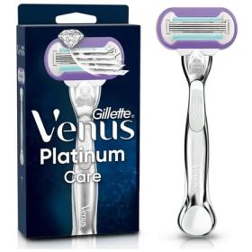 Máquina De Afeitar Gillette Venus Platinum Care 1 Mango + 1 Cartucho