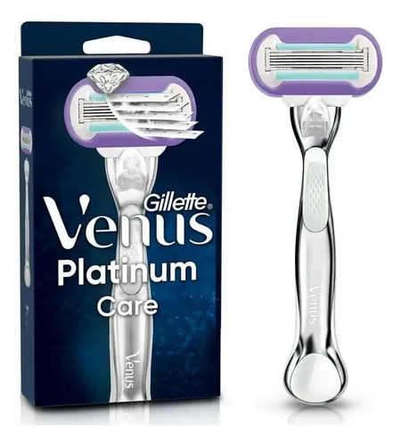 D_685857-Mlc112014665664_062026-O.jpg Máquina De Afeitar Gillette Venus Platinum Care 1 Mango + 1 Cartucho - Imagen 1