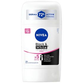 Desodorante Barra Nivea Black&white Clear Femenino 54g
