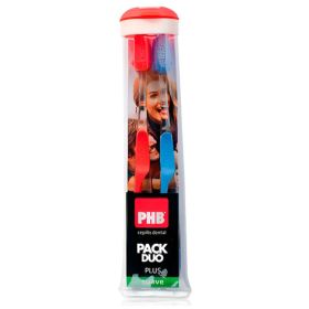 Pack Duo Estuche Cepillo Dental Suave Plus con Phb