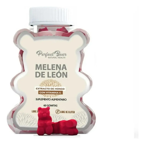 D_694252-Mlc87379031362_072025-O.jpg Suplemento Melena De Leon + Vitamina C 60 Gomitas - Imagen 1