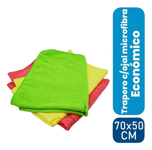 D_694813-Mlc113768433597_062026-O.jpg Trapero Microfibra 50 X 70 Cm Con Ojal 1 Unidad - Imagen 1