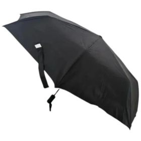 Paraguas Plegable Carmelita Para El Sol Y La Lluvia, Negro